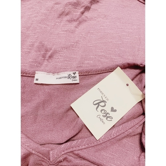 FOREVER ROSE Mauve Pink Top​ - Picture 6 of 7